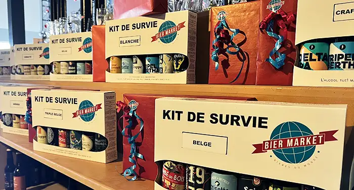 kit de survie bières coffret cadeau